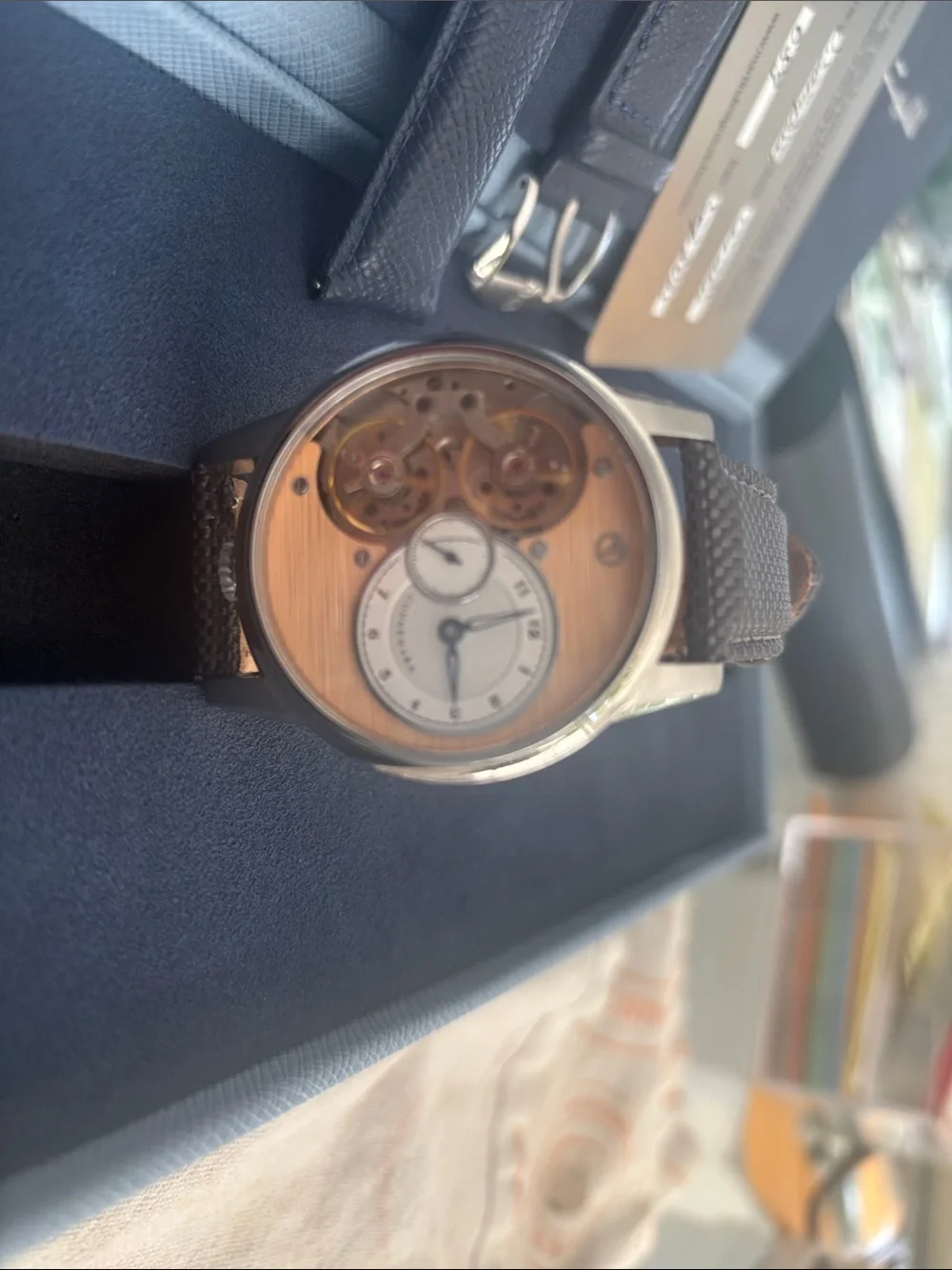 MD Watches “Connemara” Like New, in box with papers